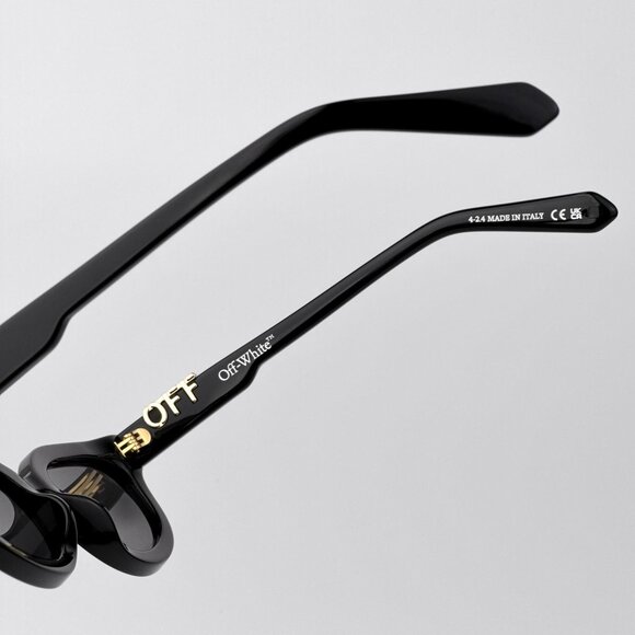Off-White SPARKS Men Sunglasses – Black Cat Eye Frame | Model OERI13D 1007 - Picture 7 of 10